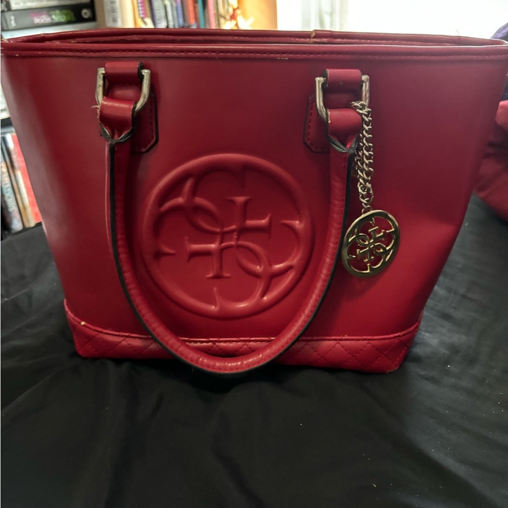GUESS Red Purse & Matching Wallet - Picture 4 of 5